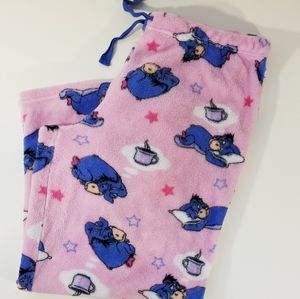 Eeyore Disney Winnie the Pooh Pajama Pants fleece
